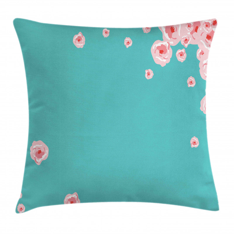 Romantic Petals Pillow Cover