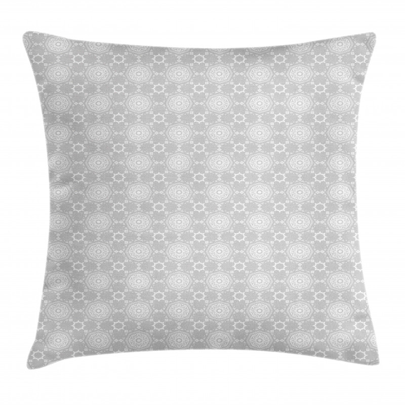 Starry Mandala Muted Tones Pillow Cover