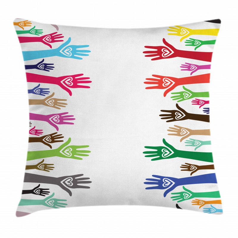 Charity United Hands Pillow Cover