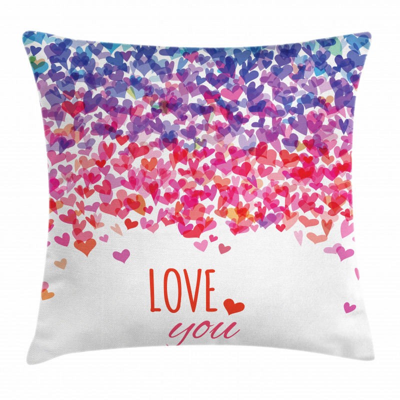 Hearts Love Springtime Pillow Cover