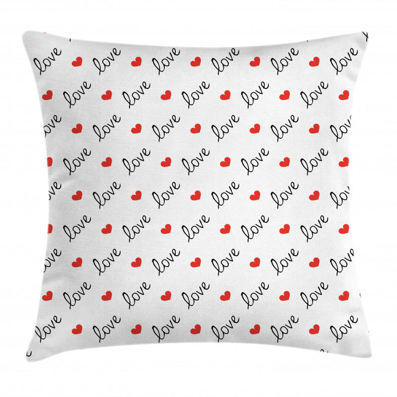 Love Valentines Day Pillow Cover