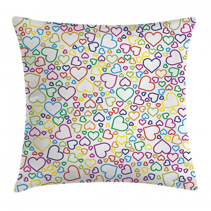 Pop Art Curls Affection Pillow Cover