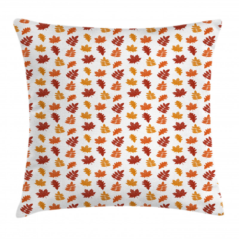 Fall Leaf Sketches Pillow Cover