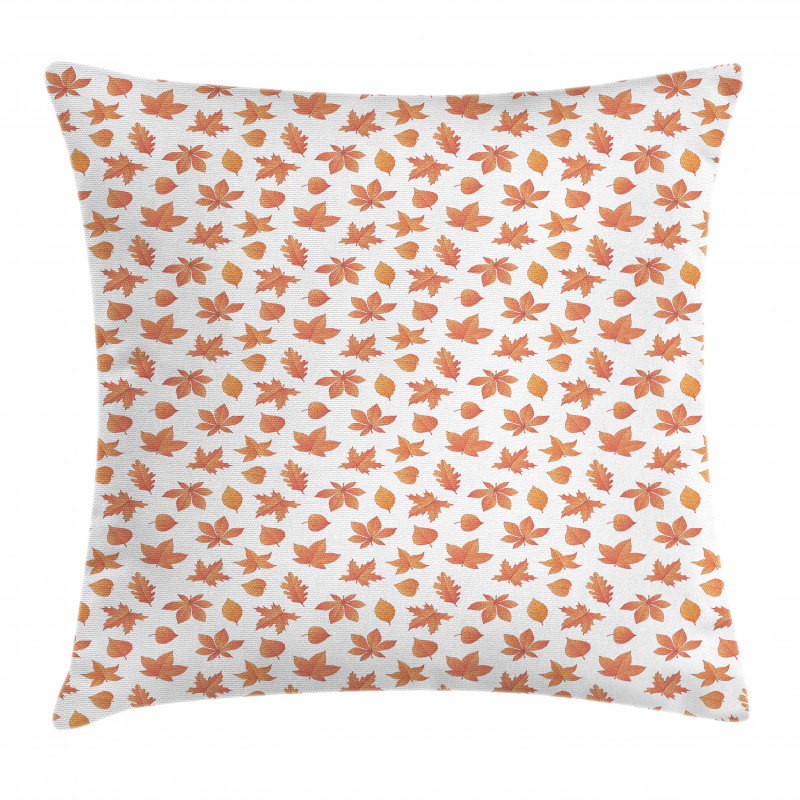 Various Leaf Pattern Pillow Cover