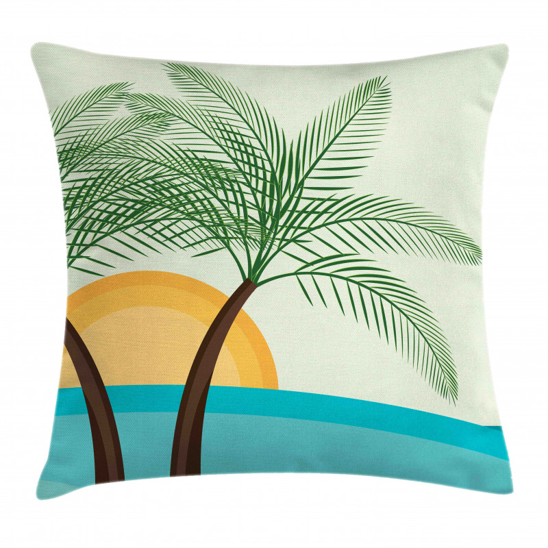 Modern Summer Pillow Cover