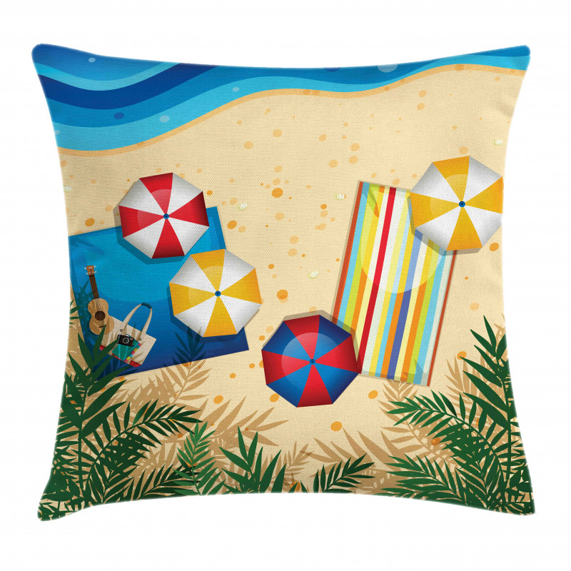 Tranquil Coast Fun Pillow Cover