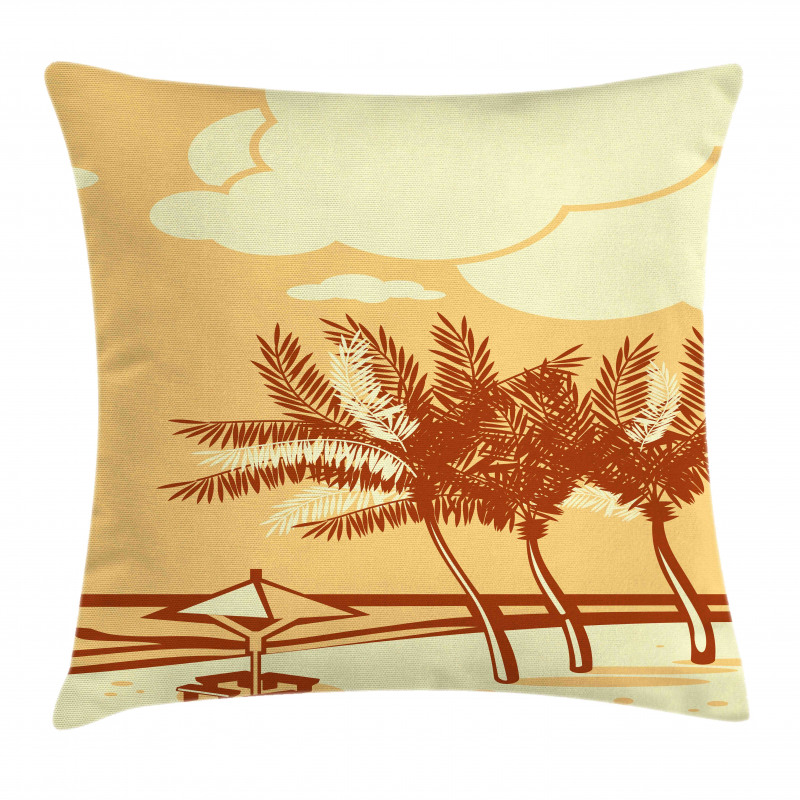 Summer Coast Pillow Cover