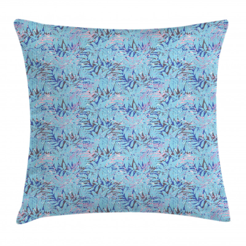 Splashes on Leaves Pillow Cover