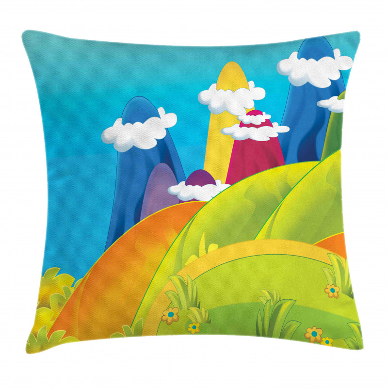 Dreamy Mountains Pillow Cover