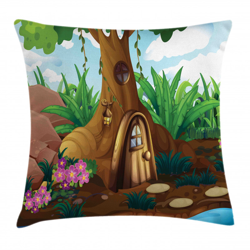 Secret Fairytale Forest Pillow Cover