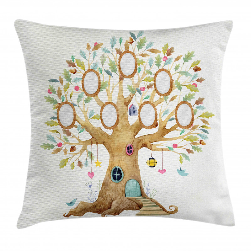 Forest Home Family Tree Pillow Cover