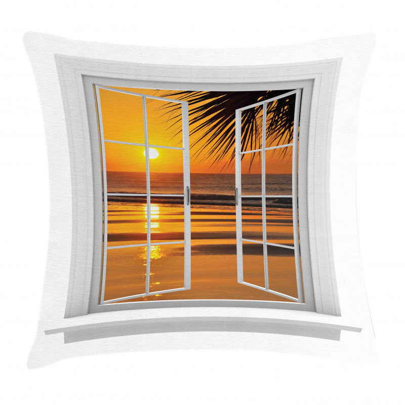 Ocean Sunset View Sky Pillow Cover