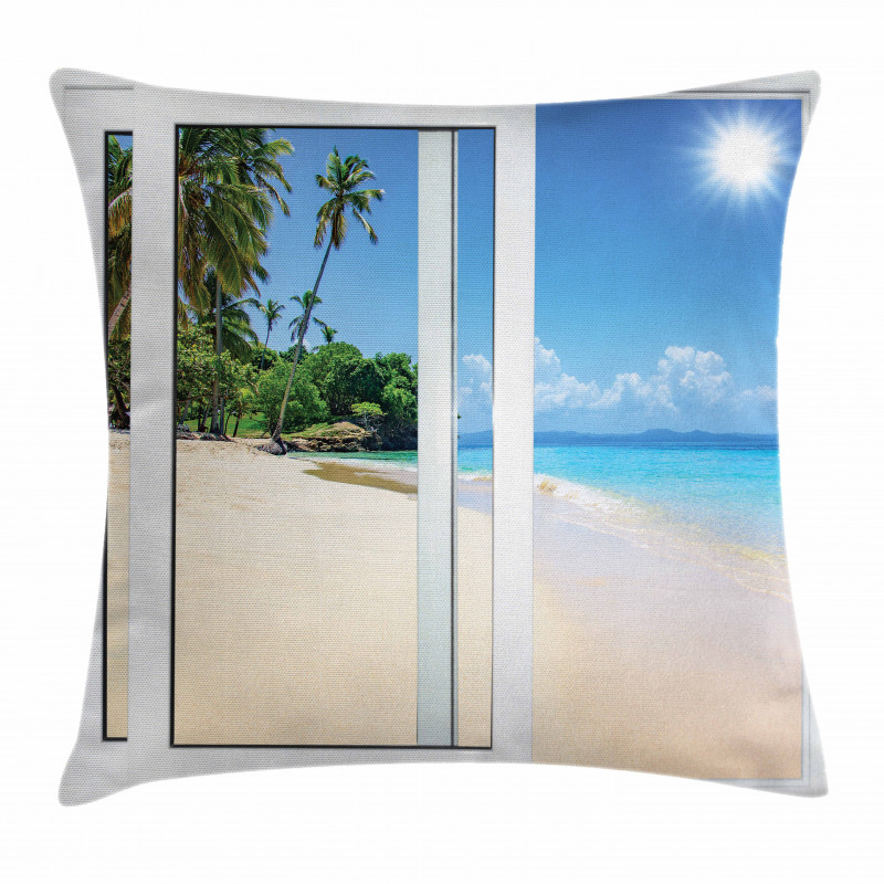 Island Scenery Traveling Pillow Cover