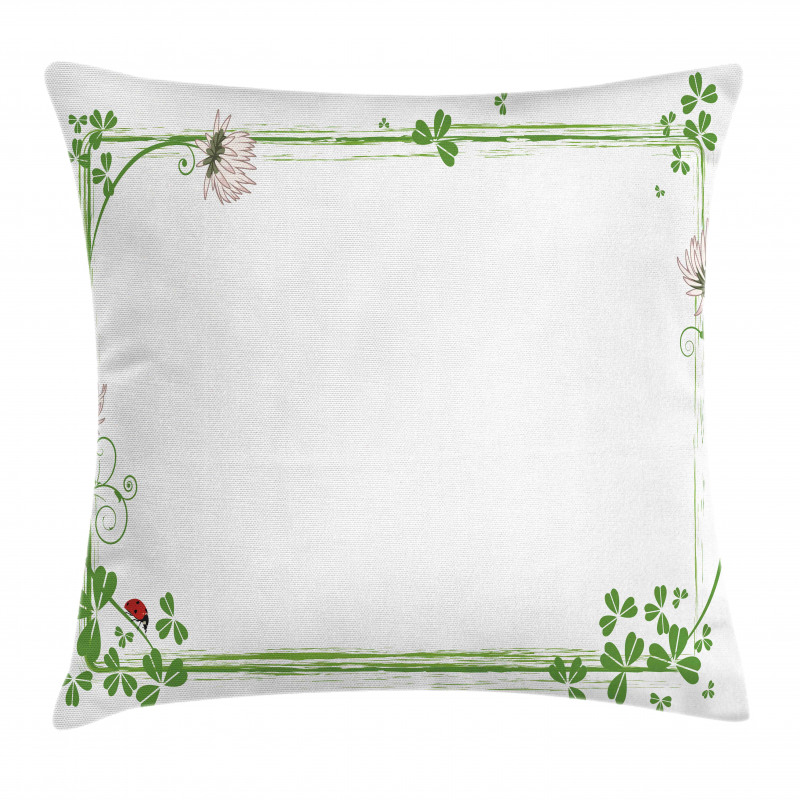 Rectangular Nature Art Frame Pillow Cover