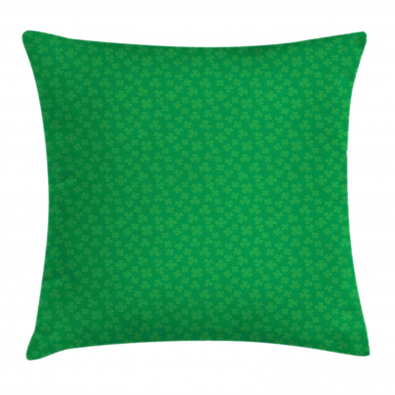 Irish Shamrock Leaves Pillow Cover