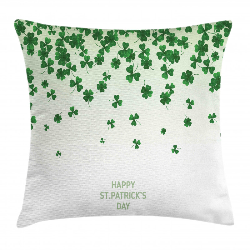 Happy St Patrick's Day Luck Pillow Cover