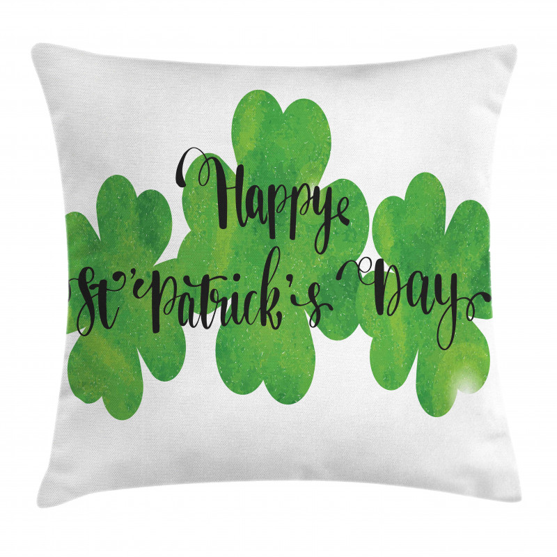 Cursive St Patrick's Day Pillow Cover