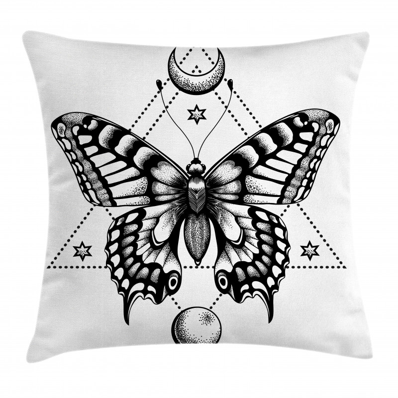 Mystical Butterfly Pillow Cover