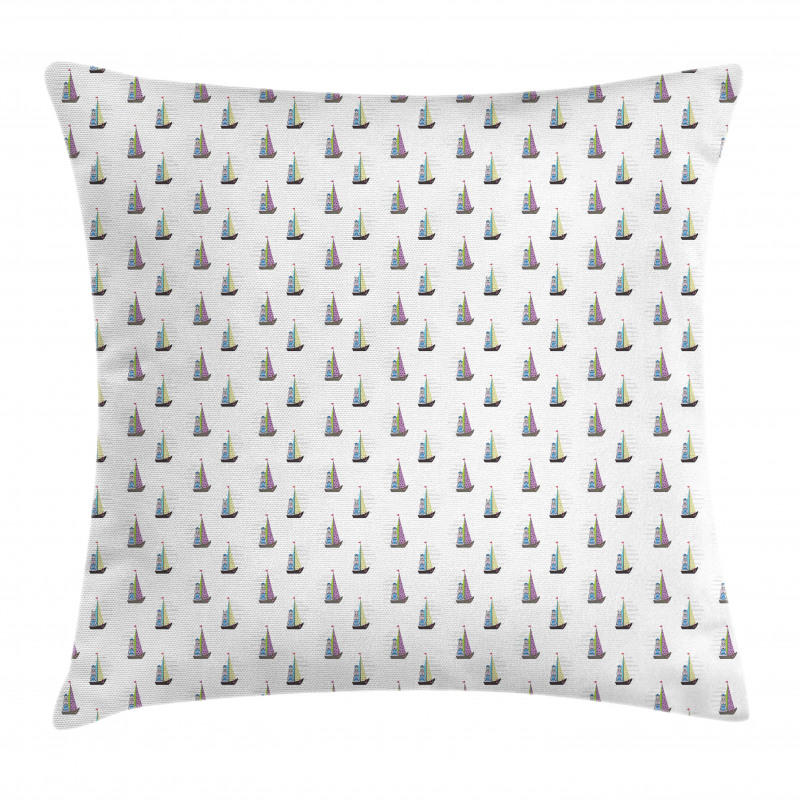 Sailboat Rhino Pillow Cover