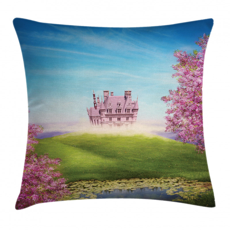 Fairy Castle Cheery Blooms Pillow Cover