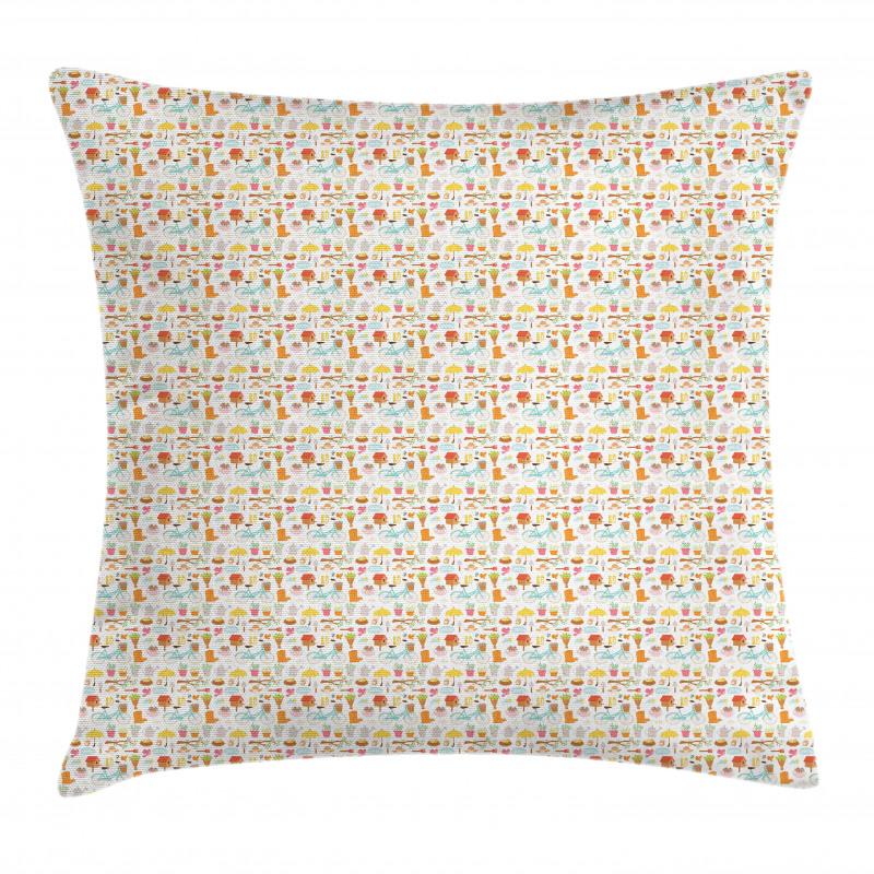 Garden Items Nest Pillow Cover