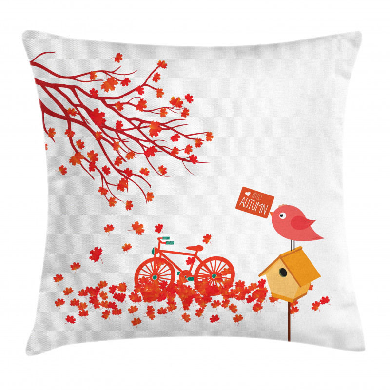 Tree Leaves Foliage Pillow Cover