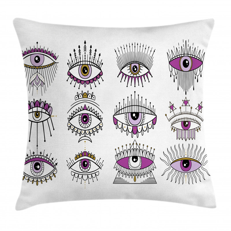 Evil Seeing Eye Sign Pillow Cover