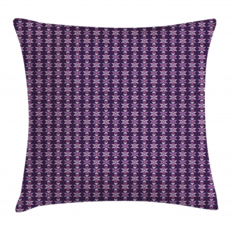 Monotone Style Small Squares Pillow Cover