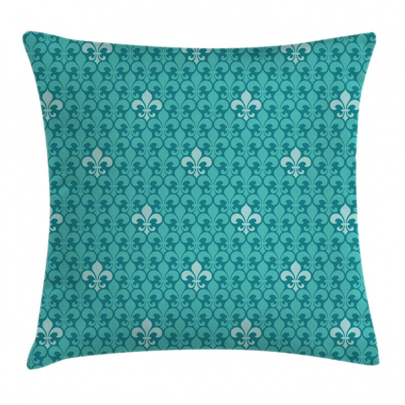 Fleur De Lis Pattern Pillow Cover