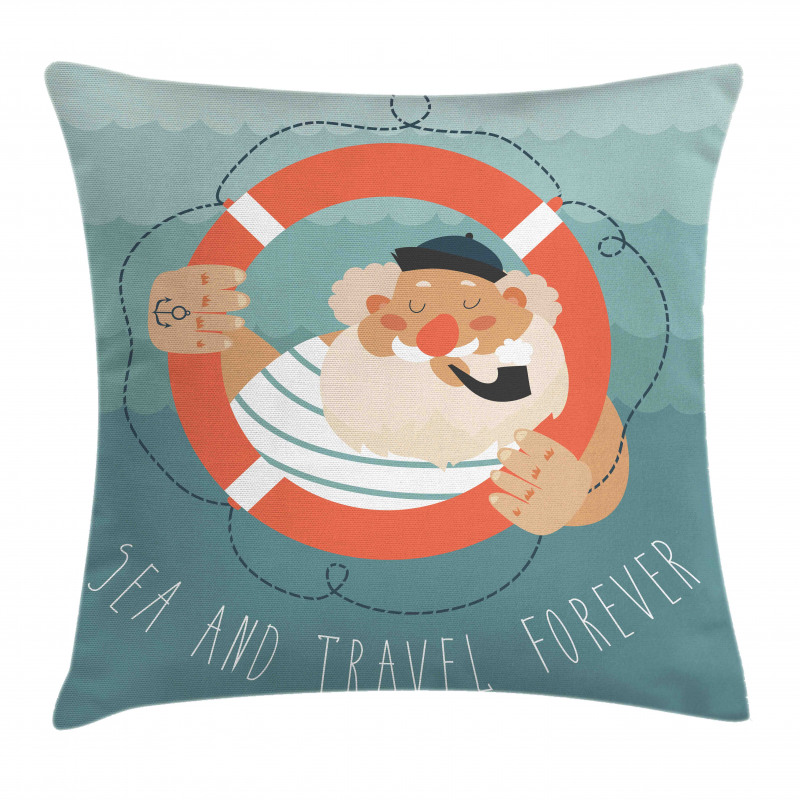 Old Sailor Pipe Pillow Cover