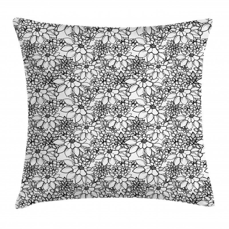 Monotone Graphical Pillow Cover