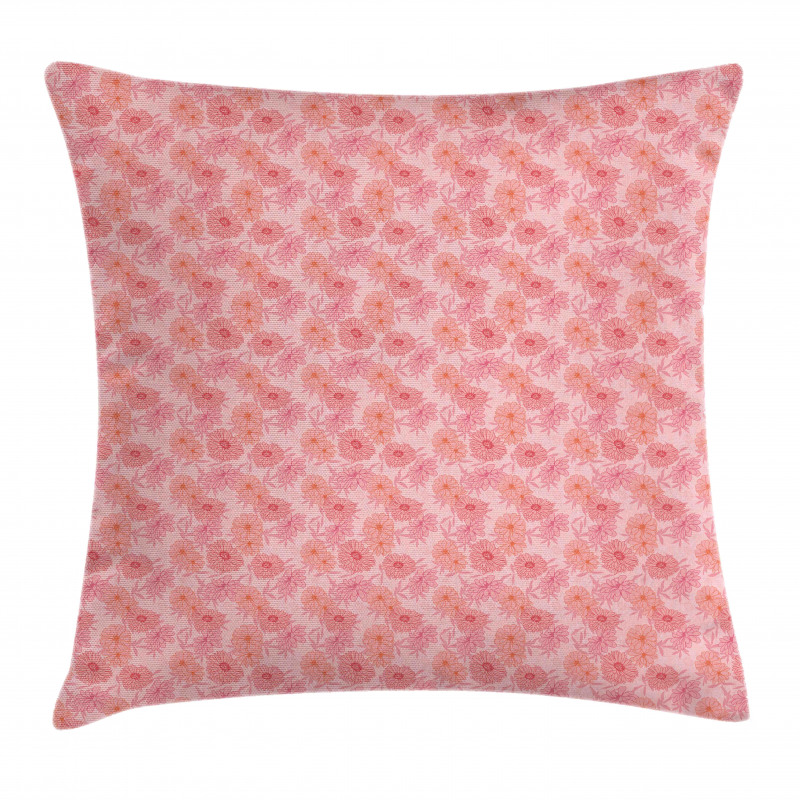 Floral and Romantic Pillow Cover