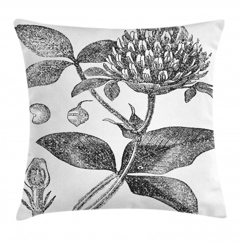 Nostalgic Flower Art Pillow Cover