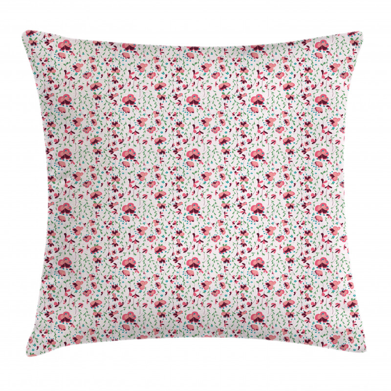 Burgeoning Florets Pillow Cover