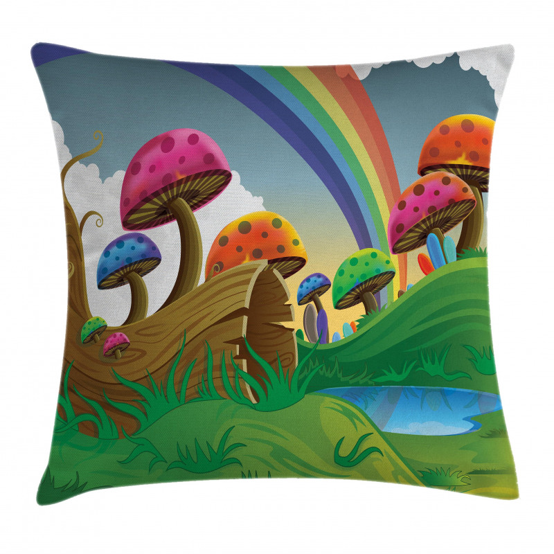 Sunny Playful Foliage Pillow Cover