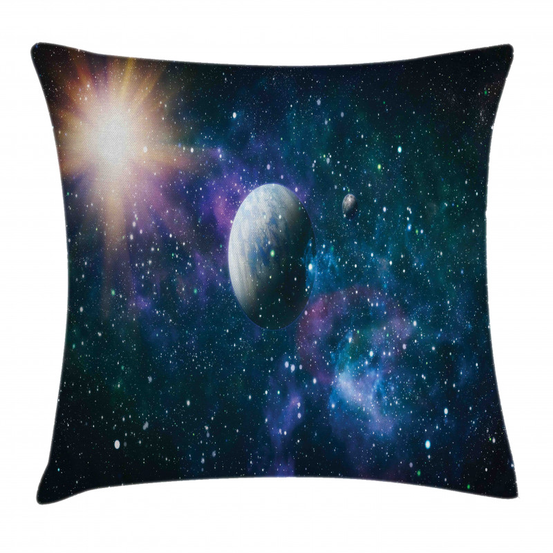 Celestial Scene Pillow Cover