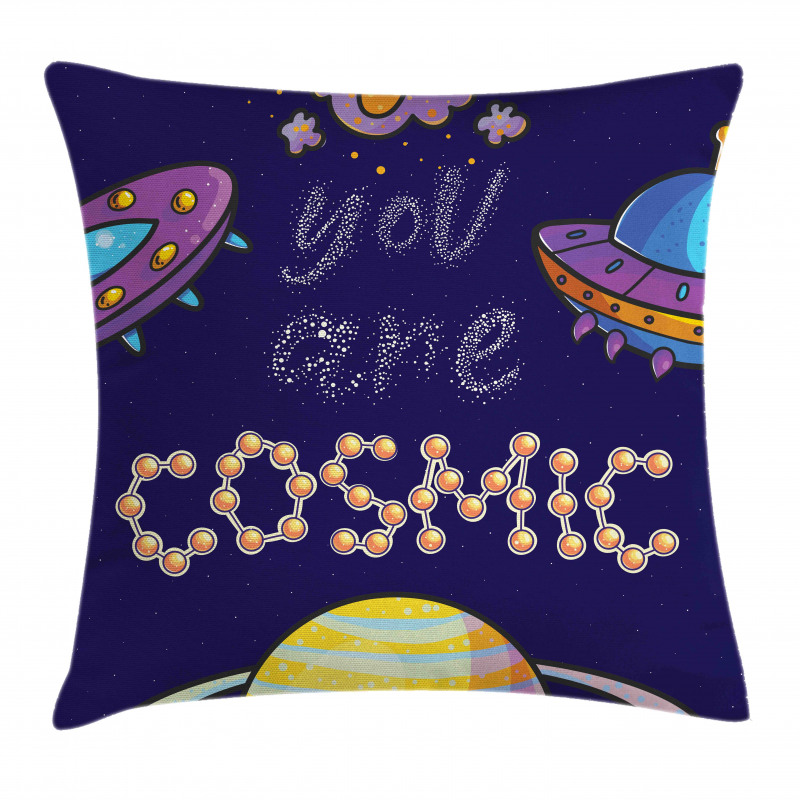 You are Cosmic Galactic Pillow Cover