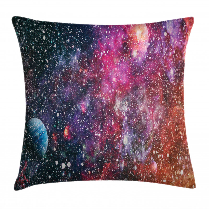 Abstract Jumble Space Pillow Cover