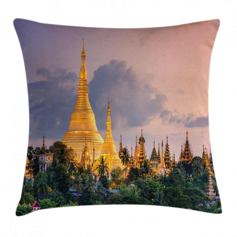 Yangon Myanmar View Pillow Cover