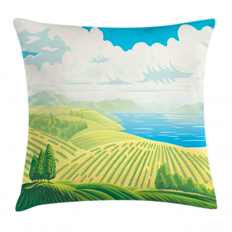 Idyllic Beauty Graphic Pillow Cover