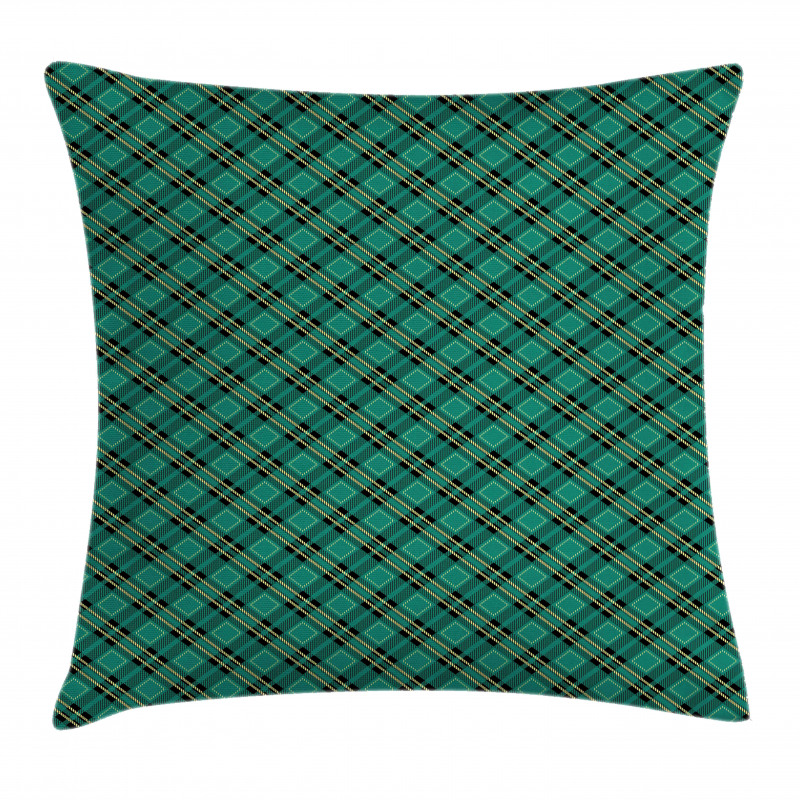 Diagonal Lines Art Pillow Cover