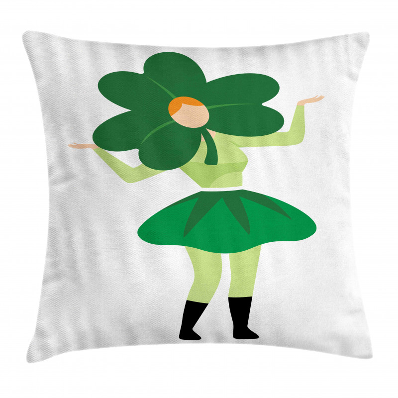 Lucky Clover Hat Pillow Cover