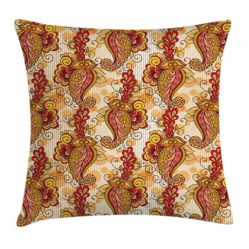 Ornate Paisley Pillow Cover