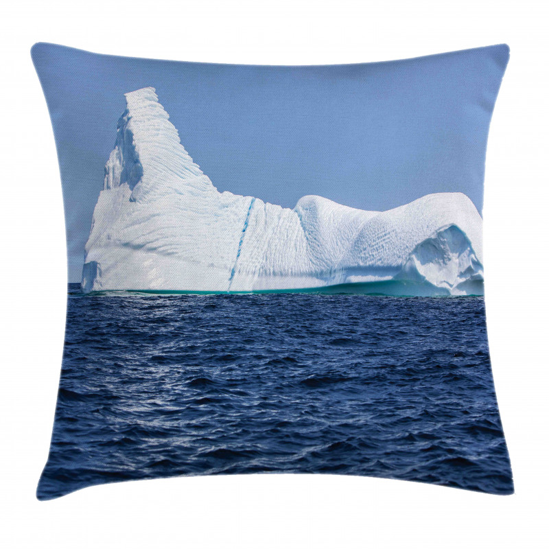 Oceanic Frigid Scenery Pillow Cover