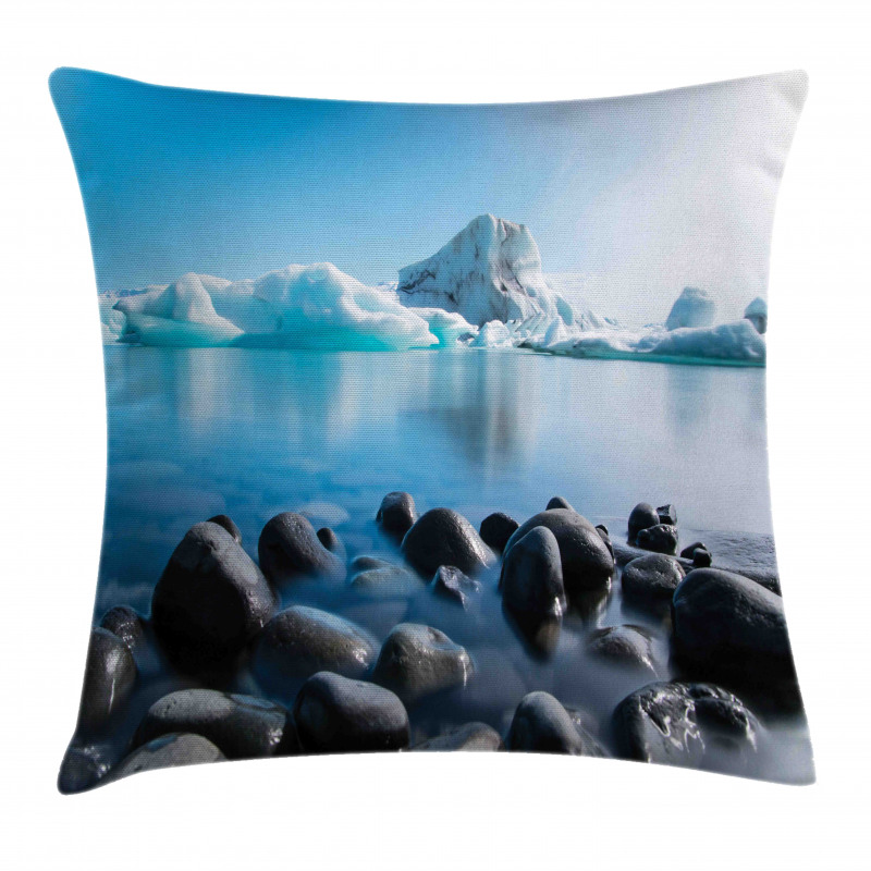 Arctic Environment Scene Pillow Cover