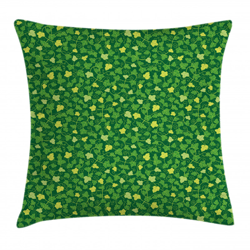 Cartoon Ivy Plants Pillow Cover