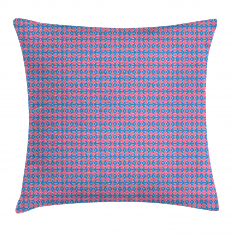 Eastern Traditional Grid Pillow Cover