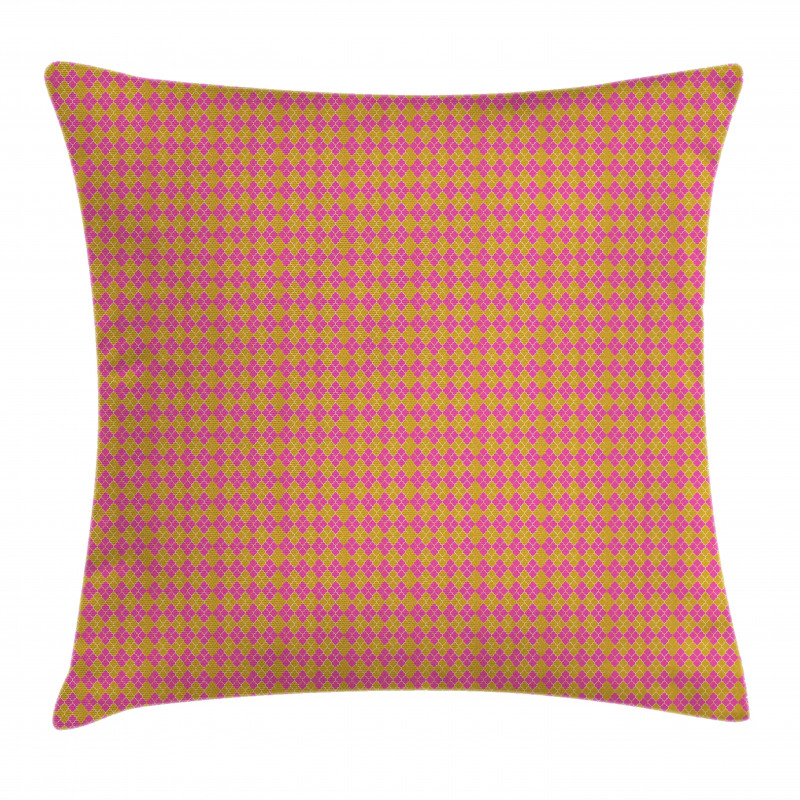 Moroccan Bicolour Grid Pillow Cover