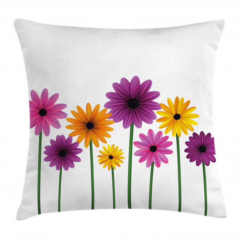 Simple Spring Flowers Pillow Cover