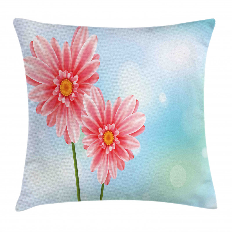 Petals on Bokeh Pillow Cover